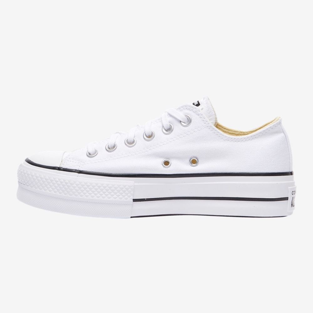 Converse White Platform Sneakers - Picture 4 of 7